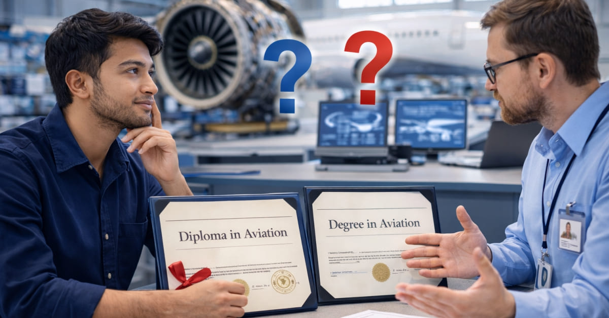 Which is better – a degree or a diploma in aviation?